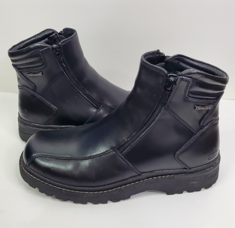 Antelier Noir by Rudsak Black Leather Boots Sz 7 In Men's Thinsulate Ankle Boots